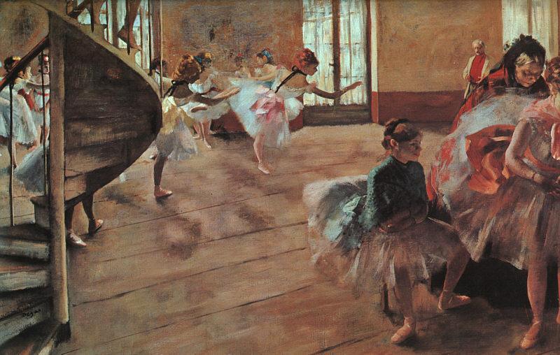 Edgar Degas The Rehearsal